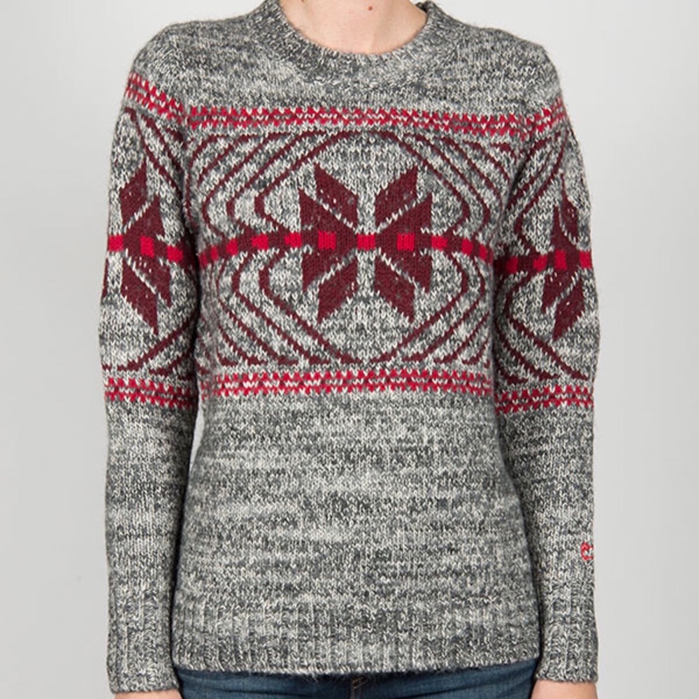 WOOLRICH Marle Fair Isle Native crew sweater S